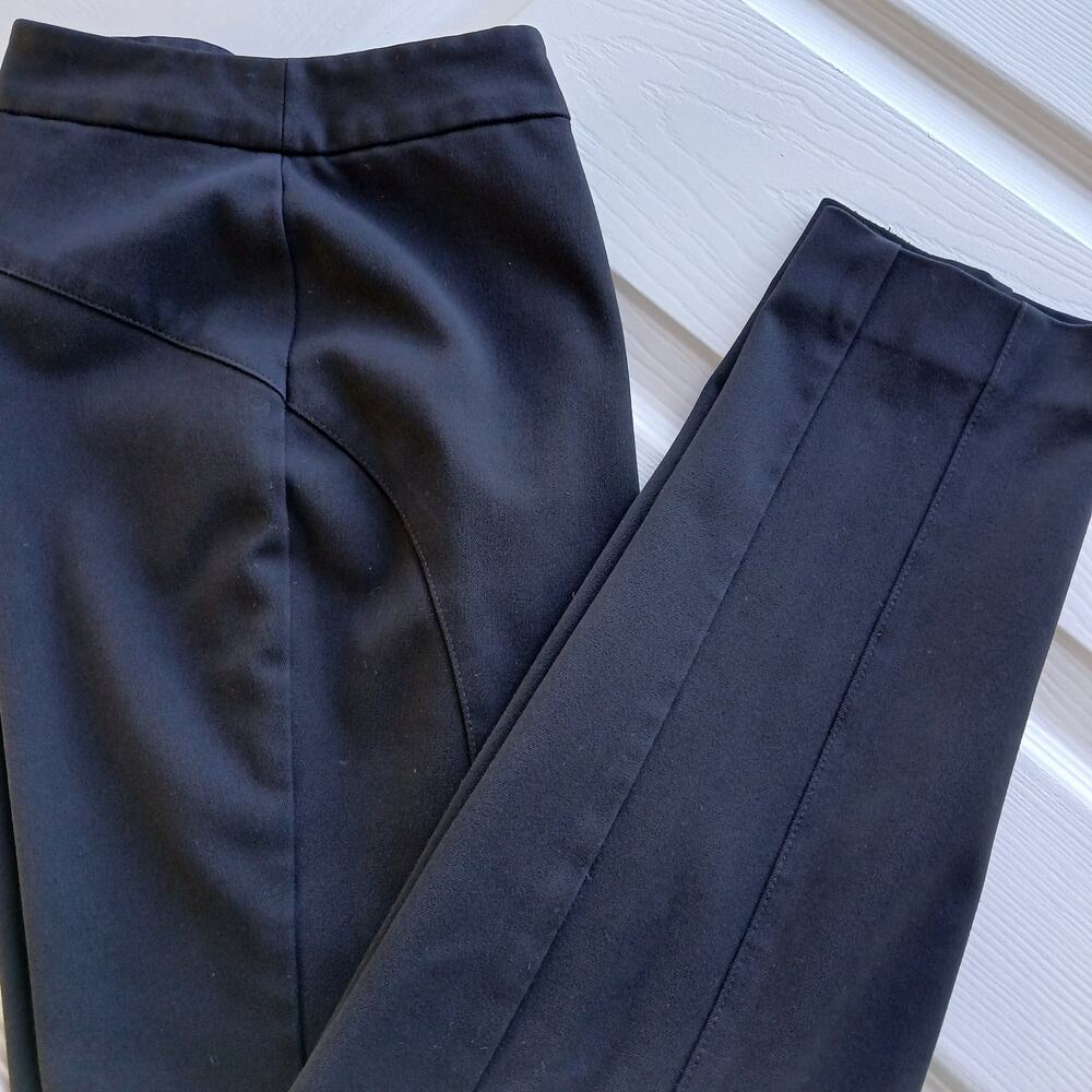 Vince Camuto Black Slim Fit Ponte Pant size 6 skinny leg office trouser